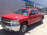 2012 Victory Red Chevrolet Silverado 1500 LS Extended Cab 4x4 #105779185