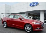2016 Ruby Red Metallic Ford Fusion SE #105779395