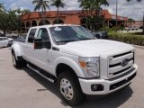 2015 Oxford White Ford F350 Super Duty Lariat Crew Cab 4x4 DRW #105779310