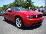 2010 Red Candy Metallic Ford Mustang GT Premium Convertible #10548563
