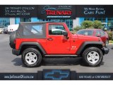 2008 Flame Red Jeep Wrangler X 4x4 #105849965