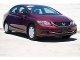2014 Honda Civic LX Sedan Front 3/4 View