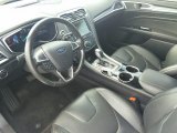 2013 Ford Fusion Energi Titanium Charcoal Black Interior