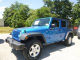 2015 Hydro Blue Pearl Jeep Wrangler Unlimited Sport 4x4 #105866473