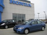 2009 Atomic Blue Metallic Honda Civic Hybrid Sedan #10537407