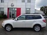 Satin White Pearl Subaru Forester in 2012