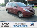 2008 Salsa Red Pearl Toyota Sienna LE #105892090