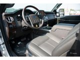 2016 Ford F250 Super Duty Platinum Crew Cab 4x4 Platinum Black Interior