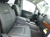 2015 Nissan Armada Platinum 4x4 Charcoal Interior