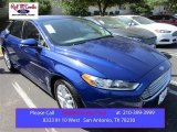 2016 Deep Impact Blue Metallic Ford Fusion SE #105954485