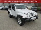 2014 Bright White Jeep Wrangler Sahara 4x4 #105954647