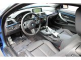 2015 BMW 4 Series 435i xDrive Coupe Black Interior