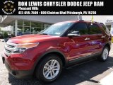 2014 Ruby Red Ford Explorer XLT 4WD #105990456