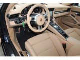 2015 Porsche 911 Turbo S Cabriolet Luxor Beige Interior