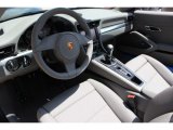 2016 Porsche 911 Carrera 4S Cabriolet Platinum Grey Interior