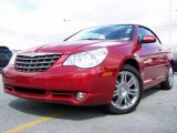 2008 Inferno Red Crystal Pearl Chrysler Sebring Limited Convertible #10591682
