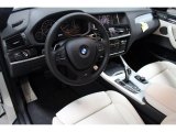 2016 BMW X4 xDrive35i Ivory White Interior