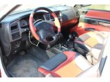 1999 Isuzu VehiCROSS  Carbon Black/Martian Rock Red Interior