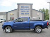 2016 Laser Blue Chevrolet Colorado LT Extended Cab 4x4 #106151217