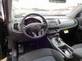 2016 Kia Sportage LX AWD Black Interior