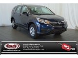 2015 Obsidian Blue Pearl Honda CR-V LX #106213088