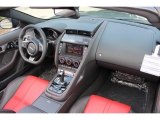 2016 Jaguar F-TYPE R Convertible Jet/Red Duotone Interior