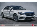 2015 Diamond White Metallic Mercedes-Benz S 550e Plug-In Hybrid Sedan #106265136