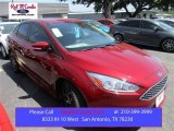 2015 Ruby Red Metallic Ford Focus SE Sedan #106265168