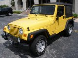 2006 Solar Yellow Jeep Wrangler Sport 4x4 #10602527