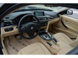 2015 BMW 3 Series 320i xDrive Sedan Venetian Beige Interior