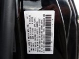 2012 Accord Color Code for Crystal Black Pearl - Color Code: NH731P
