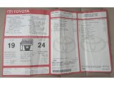 1995 Toyota Supra Turbo Coupe Window Sticker