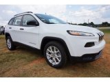 Bright White Jeep Cherokee in 2016