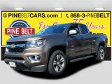 2015 Brownstone Metallic Chevrolet Colorado LT Extended Cab 4WD #106334448