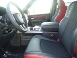2015 Ram 1500 Rebel Crew Cab 4x4 Rebel Theme Red/Black Interior