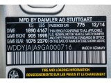 2016 AMG GT S Color Code for Iridium Silver Metallic - Color Code: 775