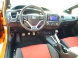 2014 Honda Civic Si Sedan Black/Red Interior