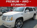 2013 White Diamond Tricoat Cadillac Escalade Premium AWD #106426016