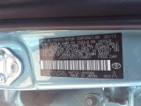 2013 Prius c Color Code for Summer Rain Metallic - Color Code: 774
