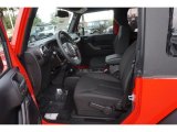 2015 Jeep Wrangler Willys Wheeler 4x4 Black Interior
