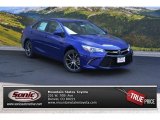 2016 Blue Crush Metallic Toyota Camry XSE #106479073