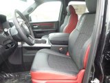 2015 Ram 1500 Rebel Crew Cab 4x4 Rebel Theme Red/Black Interior