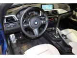 2015 BMW 4 Series 428i xDrive Gran Coupe Ivory White and Black Interior