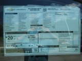 2016 Chevrolet Colorado WT Crew Cab 4x4 Window Sticker