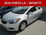 2016 Silky Silver Kia Forte LX Sedan #106570022