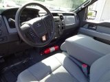 2014 Ford F150 STX Regular Cab 4x4 Steel Grey Interior