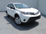 2015 Super White Toyota RAV4 LE #106590715