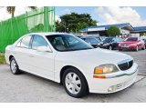 2002 Lincoln LS White Pearlescent Tricoat