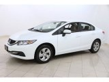2014 Honda Civic LX Sedan Front 3/4 View