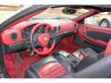 2001 Ferrari 360 Spider F1 Black/Red Interior